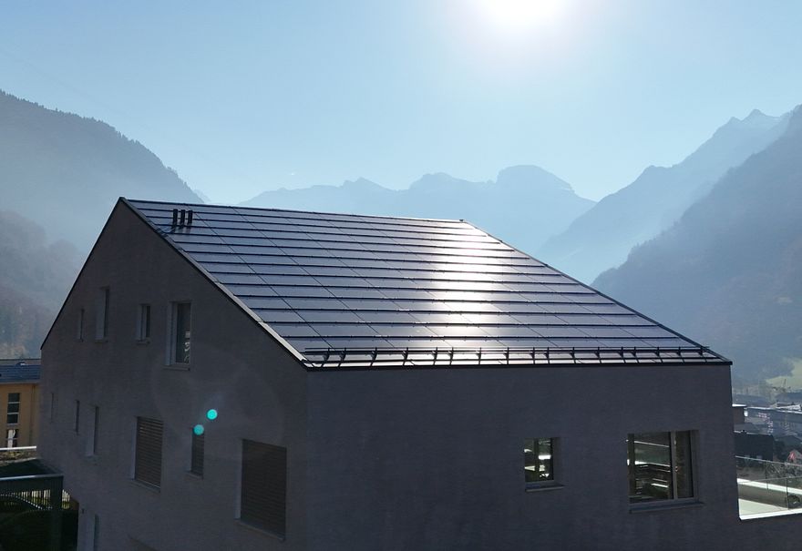 PV-Indach Anlage rechts