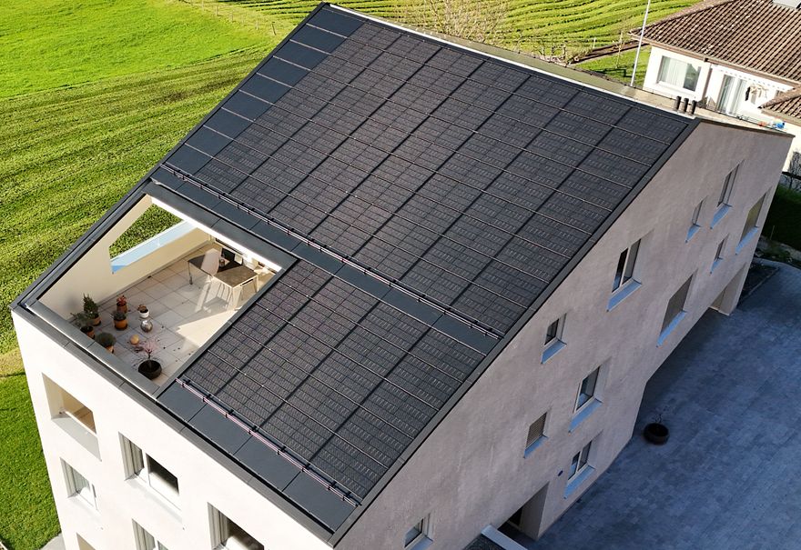 PV-Indach Anlage links