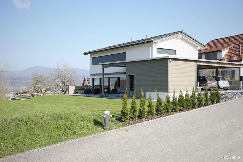 Einfamilienhaus Allmendstrasse in Däniken - Aussenansicht
